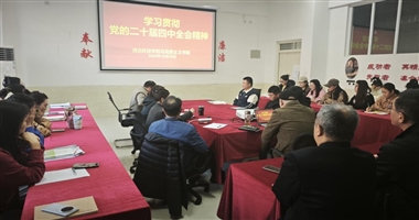 MILE米乐集团马克思主义学院组织全体教职工学习党的二十届四中全会精神